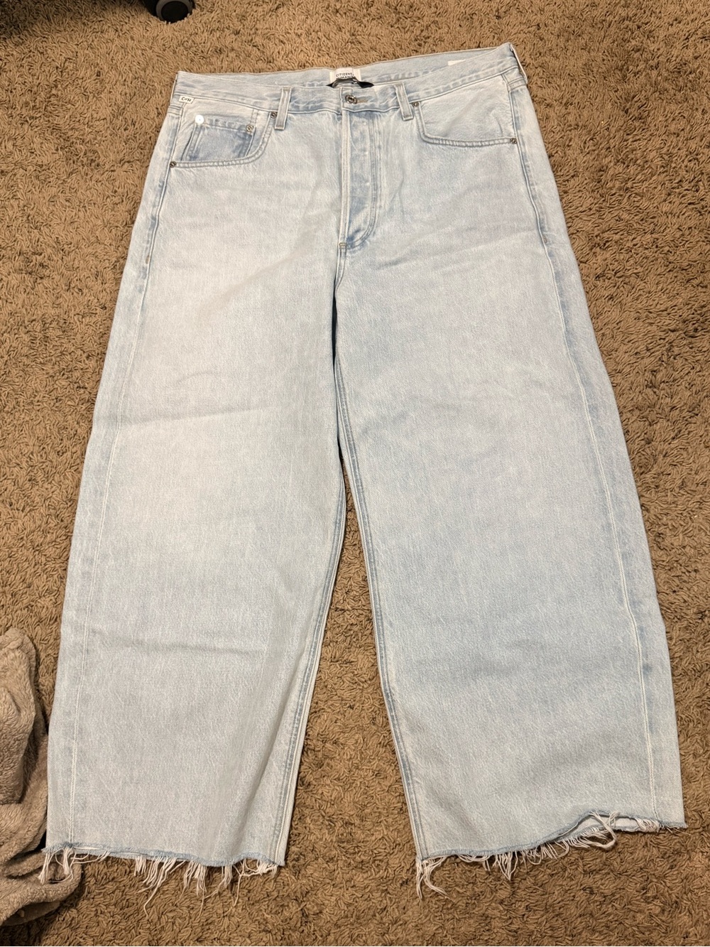 Citizen Light Blue Relaxed Wide-Leg Jeans